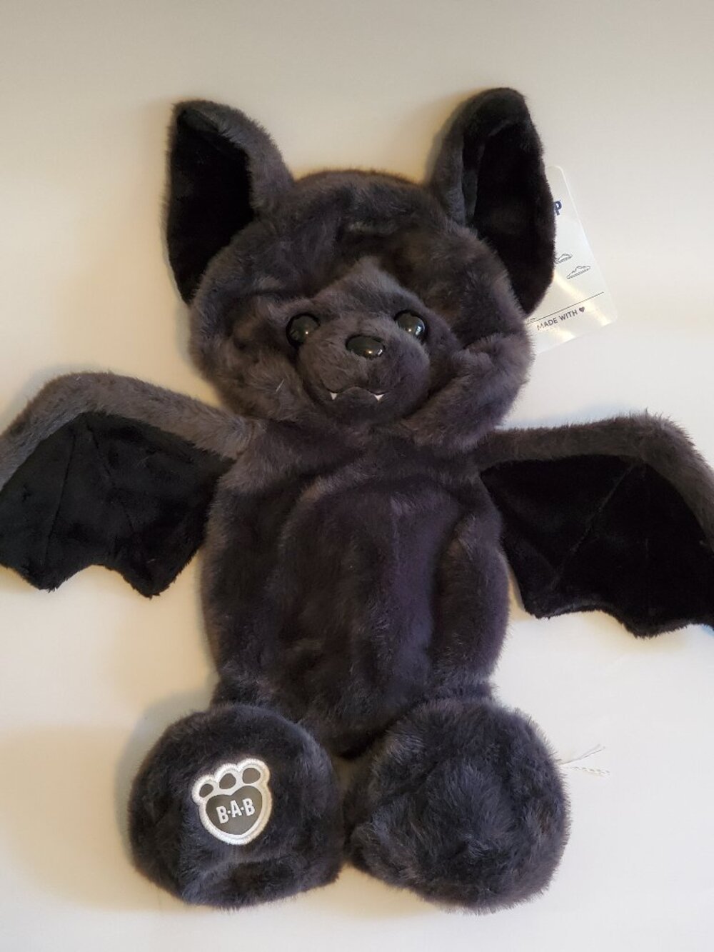 Build a Bear Workshop 2026 UNSTUFFED Poseable Bat Plush NWT
